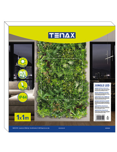 TENAX DIVY PANEL JUNGLE LED PANNELLO MODULARE CON FOGLIE IN POLIETILENE TIPO MULTIFIGLIA E LUCI LED