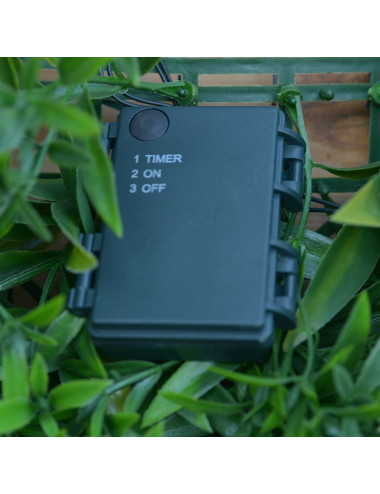 Siepe Artificiale Jungle LED a Pannelli – Giardino Verticale con Luci