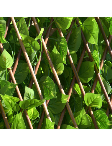 TENAX DIVY X-TENS LAURUS FOGLIE IN PET TIPO LAURO SU TRALICCIO IN LEGNO NATURALE