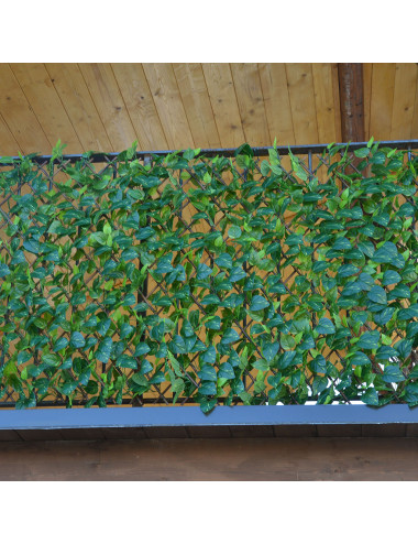 TENAX DIVY X-TENS LAURUS FOGLIE IN PET TIPO LAURO SU TRALICCIO IN LEGNO NATURALE