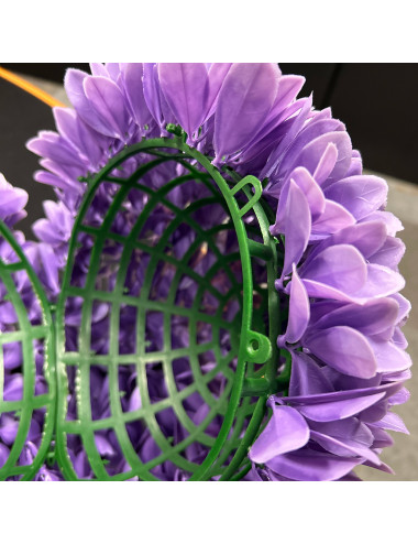 TENAX DAHLIA BLOOM SFERA DECORATIVA IN POLIETILENE TIPO DAHLIA, DISPONIBILE IN LILLA, VERDE E ROSA