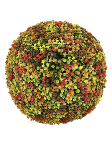 TENAX FOLIAGE BLOOM SFERA DECORATIVA ARTIFICIALE ISPIRATA AI COLORI DEL FOLIAGE