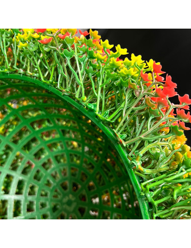TENAX FOLIAGE BLOOM SFERA DECORATIVA ARTIFICIALE ISPIRATA AI COLORI DEL FOLIAGE