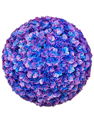 TENAX HORTENSIA BLOOM SFERA DECORATIVA ARTIFICIALE ISPIRATA ALL'ORTENSIA, IN DISPONIBILE LILLA E ROSA