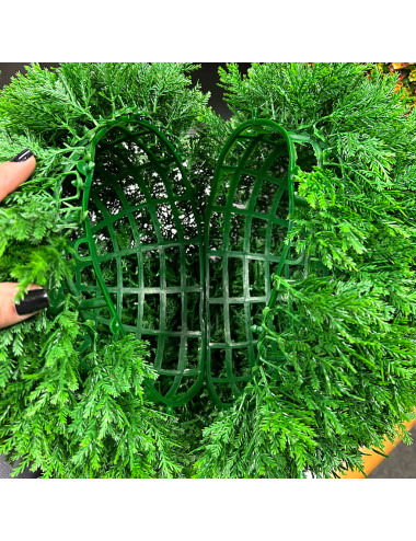 TENAX LEYLA BLOOM SFERA DECORATIVA ARTIFICIALE ISPIRATA ALLE FOGLIE DEL CIPRESSO LYELAND