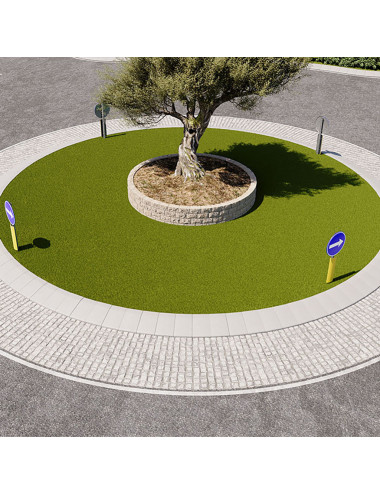 Prato Sintetico Festuca Rubra 17 mm | Morbido, Compatto e Realistico