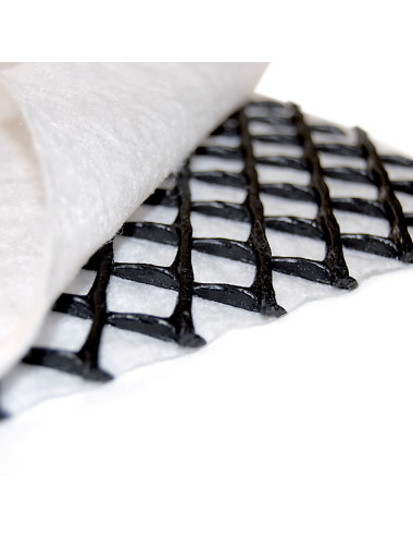 TENAX TNT 450 RETE IN HDPE ACCOPPIATA CON DUE TESSUTI NON TESSUTI IN PP