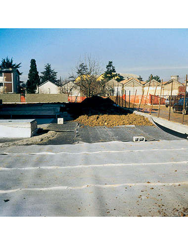 Composito Drenante e Ventilazione | Membrana Planare con Geotessile