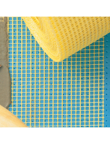 Rete da Cappotto TENAX KAP | Fibra di Vetro 145 g/m² Maglia Fitta Certificata ETA