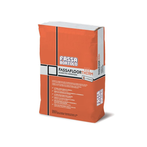 FASSAFLOOR THERM | Massetto Cementizio Rapido per Pavimenti Interni ed Esterni