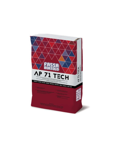 FASSA AP 71 TECH ADESIVO A MEDIA ELASTICITÀ PER PAVIMENTI E RIVESTIMENTI