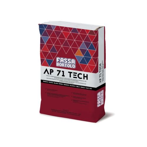FASSA AP 71 TECH | Adesivo Premiscelato per Piastrelle, Pavimenti e Rivestimenti