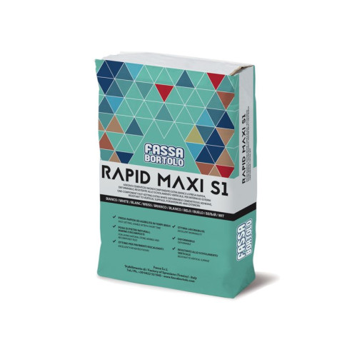 RAPID MAXI S1 | Adesivo Rapido per Pavimenti e Rivestimenti Interni ed Esterni