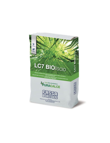 FASSA LC7 BIOLISCIO INTONACO A BASE DI CALCE E POZZOLANA PRIVO DI CEMENTO