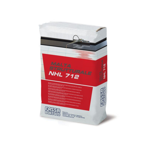 MALTA STRUTTURALE NHL 712 | Malta Fibrorinforzata a Base di Calce Idraulica Naturale