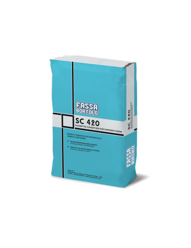 FASSA SC 420 MASSETTO A BASE CEMENTIZIA PER PAVIMENTI INTERNI ED ESTERNI