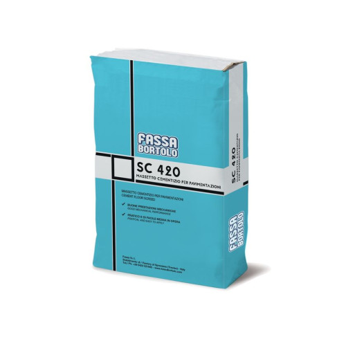 SC 420 | Massetto Cementizio Premiscelato per Pavimenti Interni ed Esterni