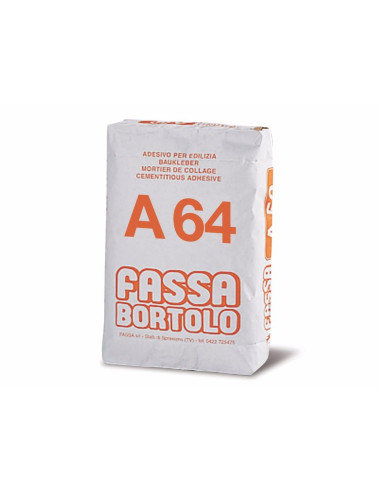 FASSA BORTOLO A 64 RASANTE EDILE A BASE DI CALCE E CEMENTO BIANCO