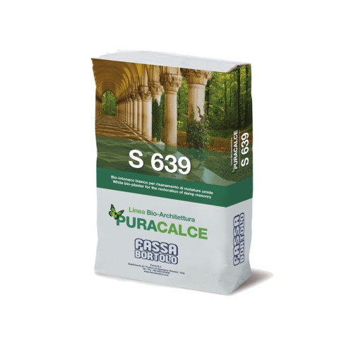 S 639: Intonaco di Fondo per Risanamento Murature Umide | Alta Adesione e Traspirabilità