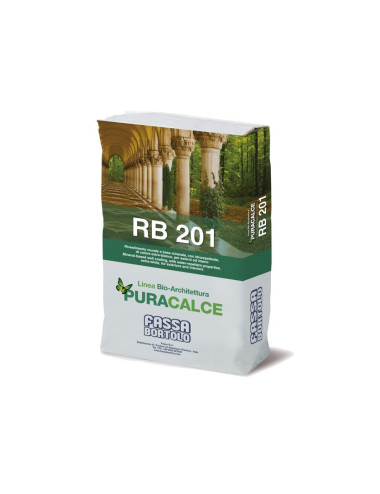 FASSA BORTOLO RB 201 BIO-RIVESTIMENTO MURALE EXTRA BIANCO A BASE MINERALE