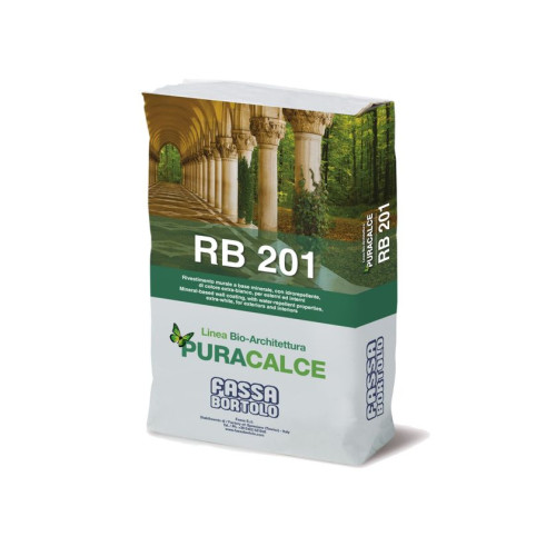 RB 201: Rivestimento Murale in Calce per Interni ed Esterni | Traspirante e Decorativo