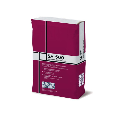 SA 500: Massetto Autolivellante Premiscelato per Interni | Alta Lavorabilità e Versatilità