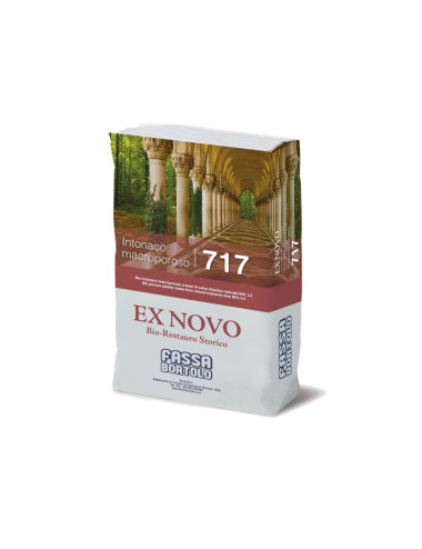 FASSA BORTOLO INTONACO MACROPOROSO 717 BIO-INTONACO DI FONDO A BASE DI CALCE IDRAULICA