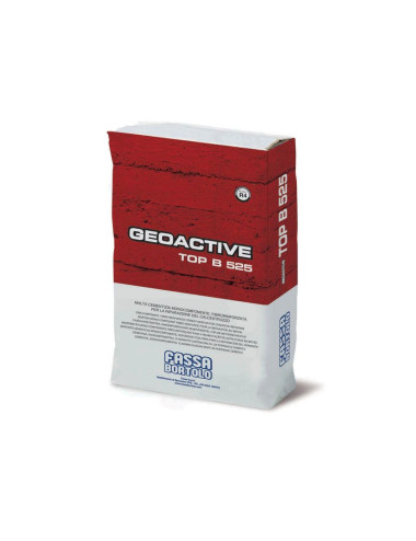 FASSA BORTOLO GEOACTIVE TOP B 525 MALTA CEMENTIZIA MONOCOMPONENTE TIXOTROPICA FIBRORINFORZATA