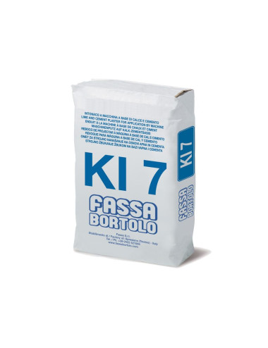 FASSA BORTOLO KI 7 INTONACO DI FONDO FIBRORINFORZATO