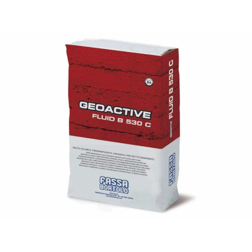 GEOACTIVE FLUID B 530 C: Malta Cementizia Superfluida per Ripristino e Rinforzo Strutturale
