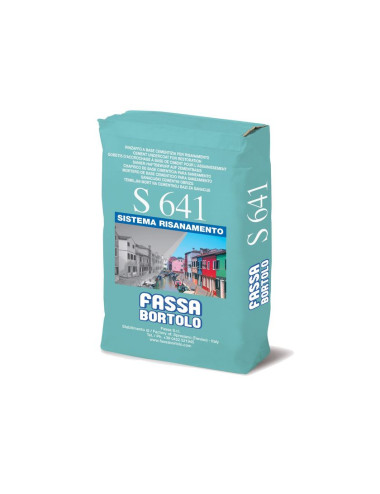FASSA BORTOLO S 641 RINZAFFO PER IL RISANAMENTO DI MURATURE UMIDE