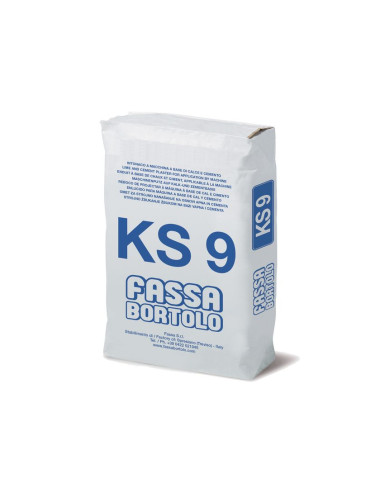 FASSA BORTOLO KS 9 INTONACO DI FONDO A BASE DI CALCE E CEMENTO