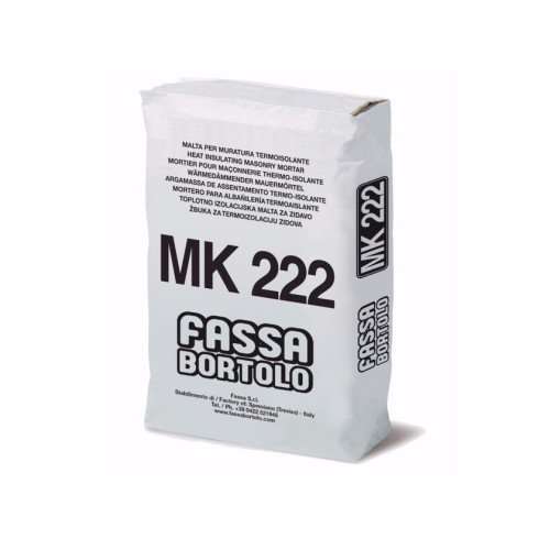 MK 222: Malta Premiscelata Leggera per Murature in Laterizio e Argilla Espansa
