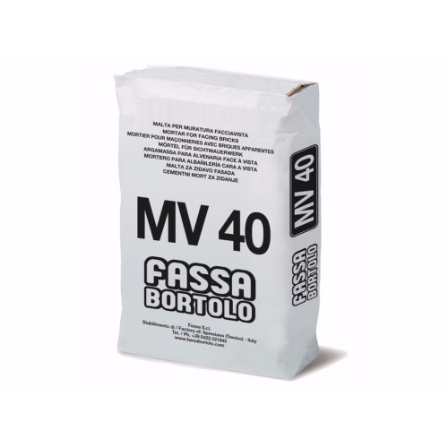 MV 40: Malta Premiscelata per Murature Faccia a Vista