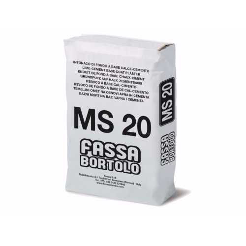 MS 20: Malta Premiscelata per Murature e Intonaco di Fondo