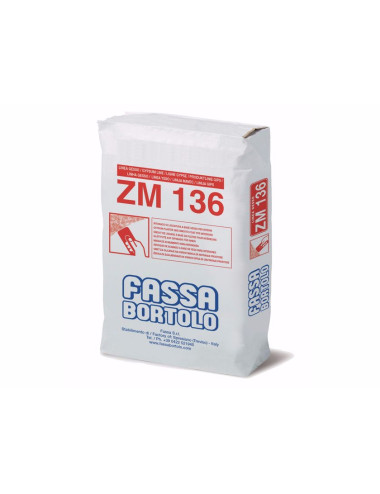 FASSA BORTOLO ZM 136 INTONACO E LISCIAURA A BASE DI GESSO PER INTERNI