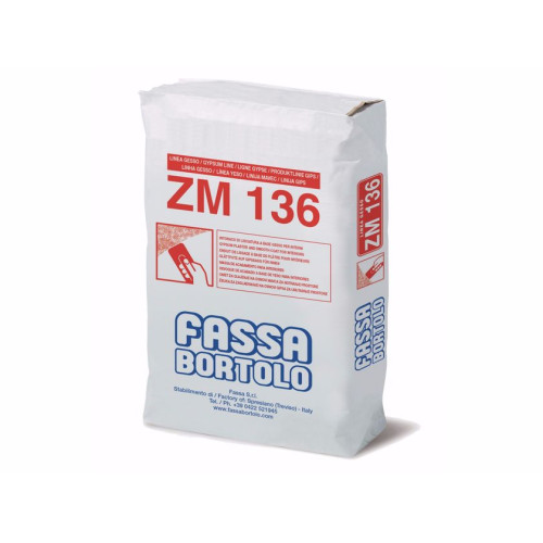 ZM 136: Intonaco di Lisciatura in Gesso e Farina di Roccia per Interni