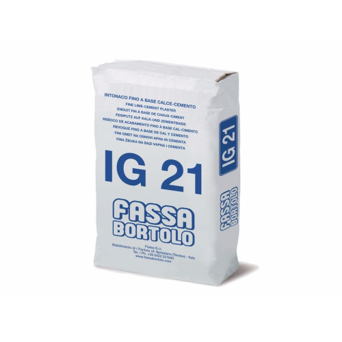 IG 21: Intonaco di Finitura a Base Calce e Cemento