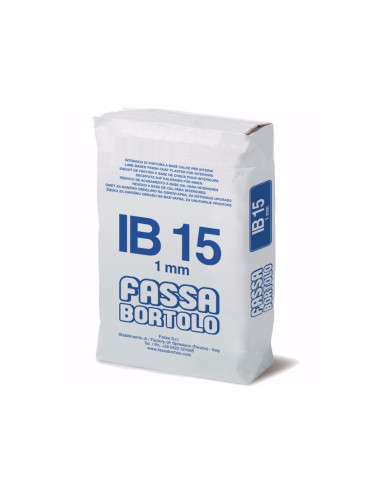 FASSA BORTOLO IB 15 INTONACO DI FINITURA A BASE DI CALCE PER INTERNI