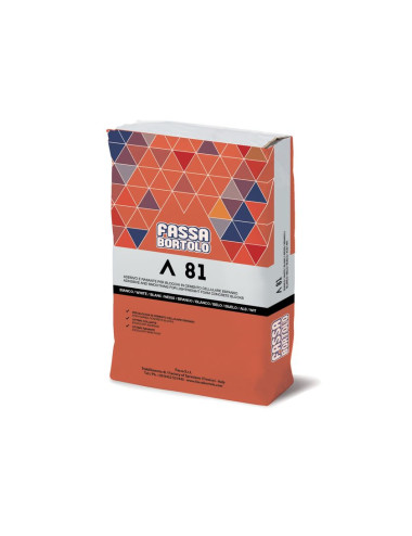 FASSA BORTOLO A 81 ADESIVO E RASANTE PER BLOCCHI IN CEMENTO CELLULARE ESPANSO