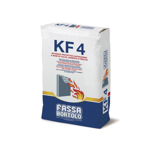 KF 4: Intonaco di Fondo Protettivo Antincendio per Murature
