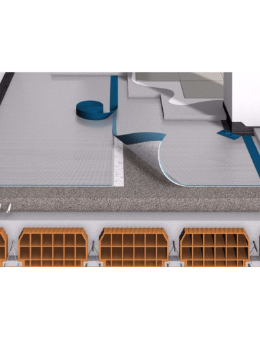 FASSA BORTOLO SILENS STA 10 ISOLANTE ACUSTICO IN TELI PER RUMORI DA IMPATTO