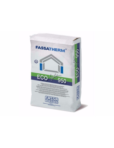 FASSA BORTOLO ECO-LIGHT 950 ADESIVO-RASANTE FIBRORINFORZATO ALLEGGERITO