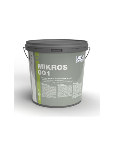 FASSA BORTOLO MIKROS 001 FISSATIVO MURALE IN MICROEMULSIONE ALL’ACQUA