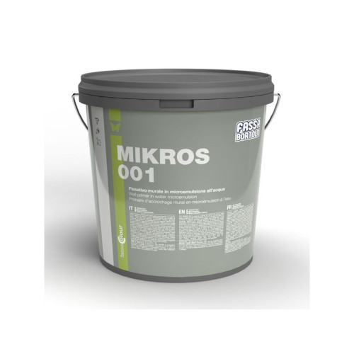 MIKROS 001: Fissativo Murale a Basse Emissioni VOC