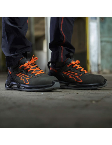 Scarpe antinfortunistiche basse U-Power Red 360 | Nabuk idrorepellente