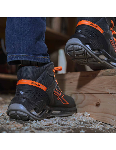 Scarpe antinfortunistiche alte U-Power Red 360 | Nabuk idrorepellente