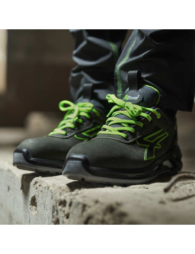 Scarpe antinfortunistiche basse U-Power Red 360 | Nabuk idrorepellente