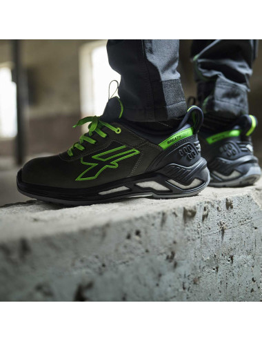 Scarpe antinfortunistiche basse U-Power Red 360 | Nabuk idrorepellente