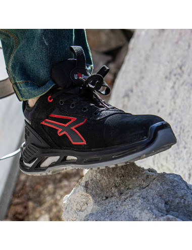 Scarpe antinfortunistiche basse U-Power Red 360 | Nabuk idrorepellente